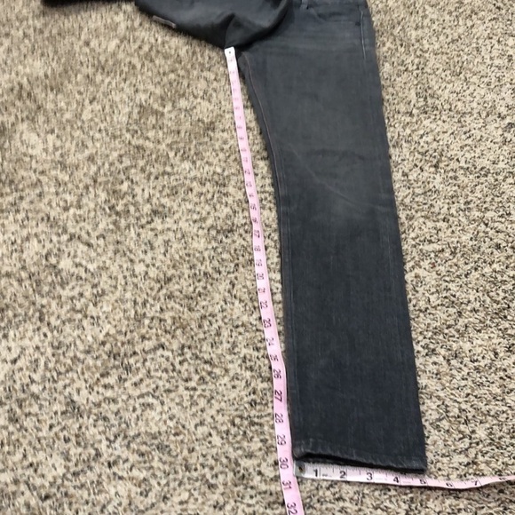 A Doublewood Project Skinny Jeans Size 25 Dark Gray High Waisted Raw Selvedge - Picture 8 of 11